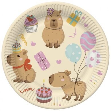 Popierinės lėkštutės CAPYBARA