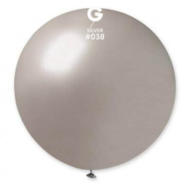 METALLIC SILVER 31"