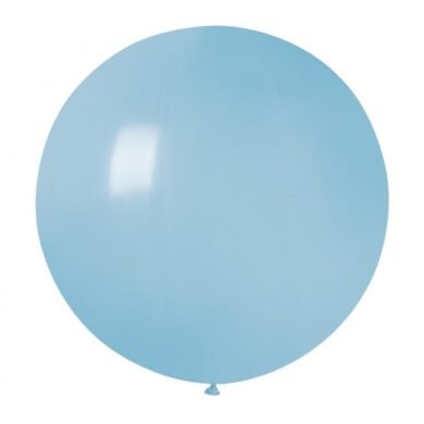 PASTEL BABY BLUE MACARON 31"