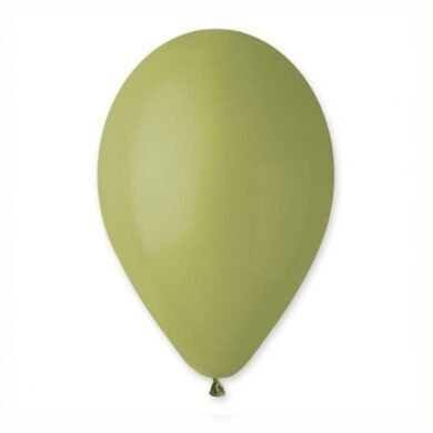 PASTEL GREEN OLIVE 12" - 100vnt