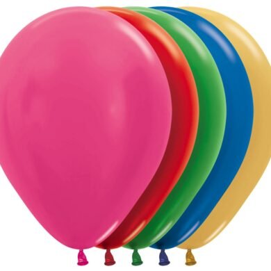 METALLIC ASSORTED 12" - 50vnt