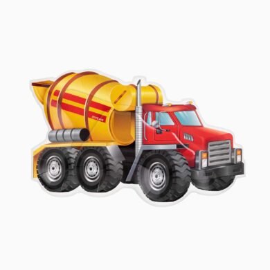 Popierinės lėkštutės CONSTRUCTION TRUCK
