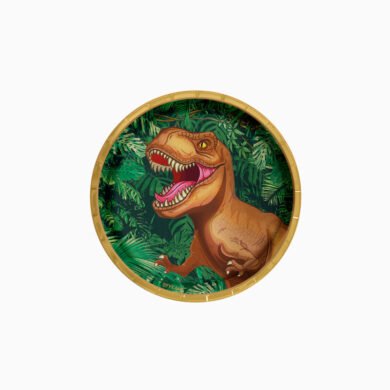 Popierinės lėkštutės DINOSAURS