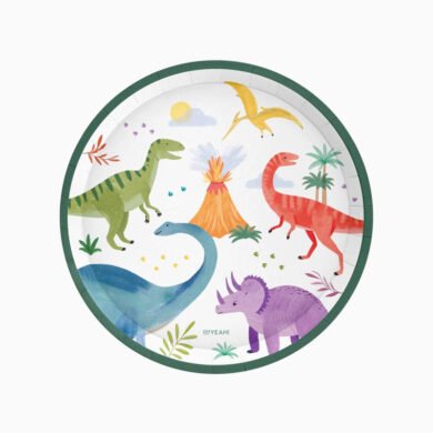 Popierinės lėkštutės BABY DINO