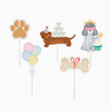 Gimtadienio žvakutės PUPPIES