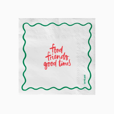 Popierinės servetėlės FOOD FRIENDS GOOD TIMES