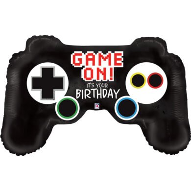 Folinis balionas GAME CONTROLLER BIRTHDAY