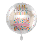 Folinis balionas SU GIMTADIENIU COLOURFUL CAKE