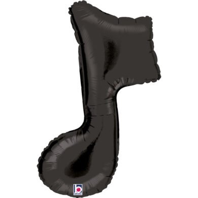 Folinis balionas MUSIC NOTE BLACK