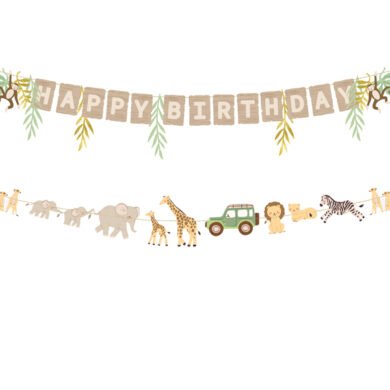 Girlianda HAPPY BIRTHDAY SAFARI
