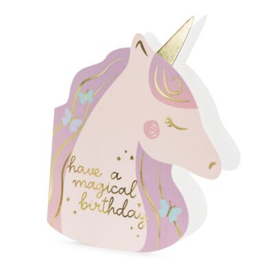 Gimtadienio atvirukas UNICORN