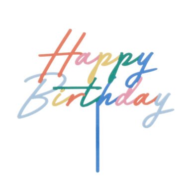 Torto smeigtukas HAPPY BIRTHDAY MIX