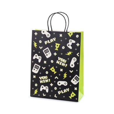 Dovanų maišelis GAMEPADS 10x24x32 cm
