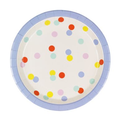 Popierinės lėkštutės CONFETTI