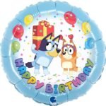 Folinis balionas HAPPY BIRTHDAY BLUEY