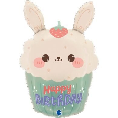 Folinis balionas BUNNY CUPCAKE