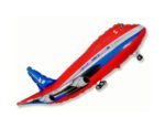 Folinis balionas AIRPLANE RED nepakuotas