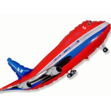 Folinis balionas AIRPLANE RED nepakuotas