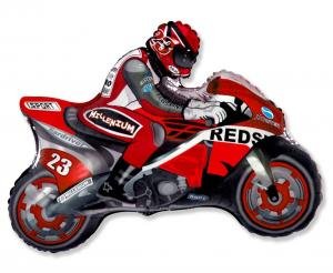 Folinis balionas MOTOR RACING RED