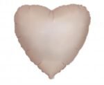 Folinis balionas HEART MATTE STARLIGHT GOLD