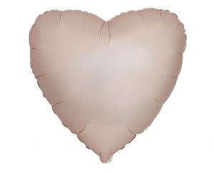 Folinis balionas HEART MATTE STARLIGHT GOLD