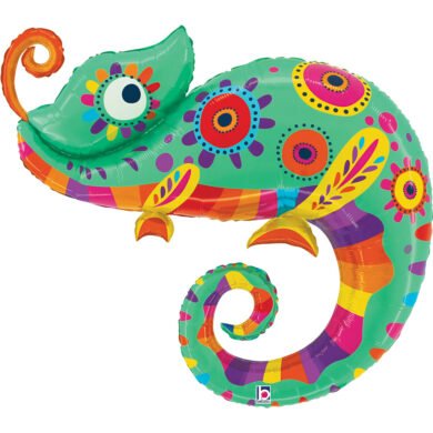 Folinis balionas FESTIVE CHAMELEON