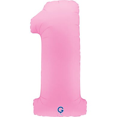 Folinis balionas 1 SOFT MATTE SAKURA PINK, 102cm.
