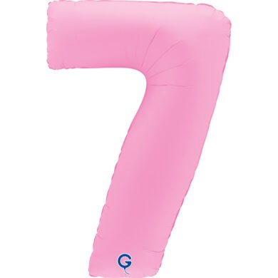 Folinis balionas 7 SOFT MATTE SAKURA PINK, 102cm.