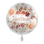 Folinis balionas SU GIMTADIENIU / FLOWERS