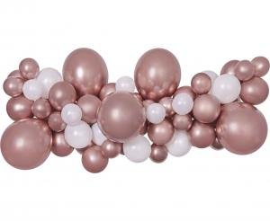 DIY balionų rinkinys SHINE ROSE/GOLD