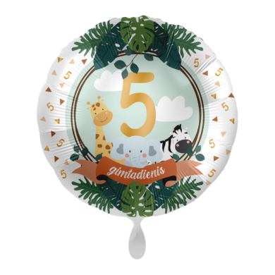 Folinis balionas 5-ASIS GIMTADIENIS