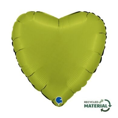 Folinis balionas HEART MATCHA LATTE