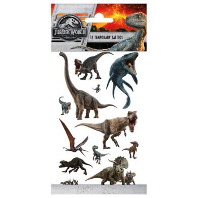 Laikinos tatuiruotės JURASSIC WORLD DINOSAURS