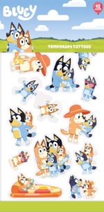 Laikinos tatuiruotės BLUEY