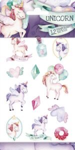 Laikinos tatuiruotės UNICORN