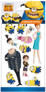 Laikinos tatuiruotės MINIONS