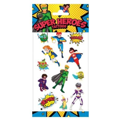 Laikinos tatuiruotės SUPERHERO