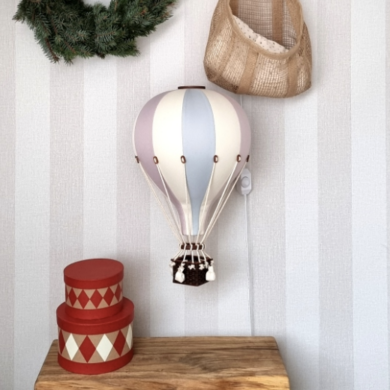 Pakabinamas dekoratyvinis oro balionas BEIGE - MINT - GREY - LILAC M