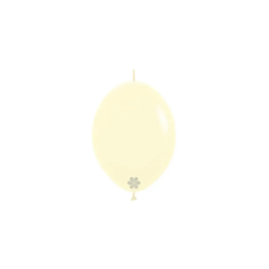 Linking LOL 6" PASTEL MATTE YELLOW - 50vnt