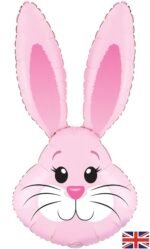 Folinis balionas  CUTE RABBIT LIGHT PINK