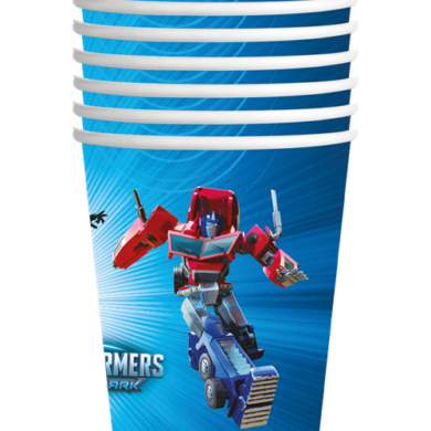 Popieriniai puodeliai TRANSFORMERS