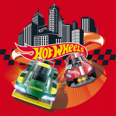 Popierinės servetėlės HOT WHEELS