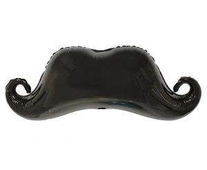 Folinis balionas BLACK MOUSTACHE