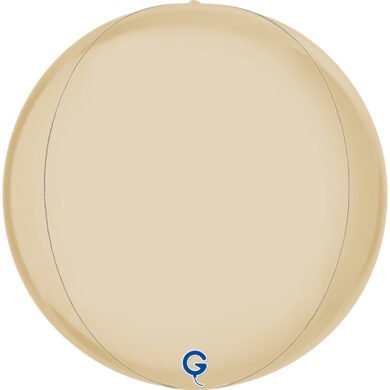 Folinis balionas GLOBE SATIN CREAM