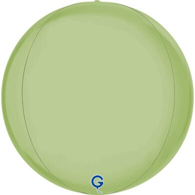 Folinis balionas GLOBE SATIN OLIVE GREEN