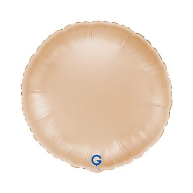 Folinis balionas ROUND SATIN NUDE