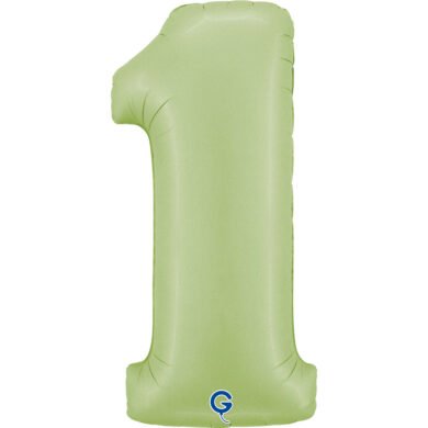 Folinis balionas 1 SATIN OLIVE GREEN, 102cm.