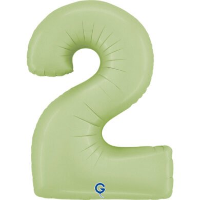 Folinis balionas 2 SATIN OLIVE GREEN, 102cm.