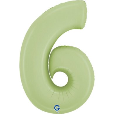Folinis balionas 6 SATIN OLIVE GREEN, 102cm.