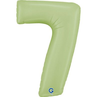 Folinis balionas 7 SATIN OLIVE GREEN, 102cm.